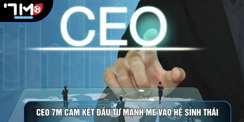 CEO 7M cam kết đầu tư mạnh mẽ vào hệ sinh thái